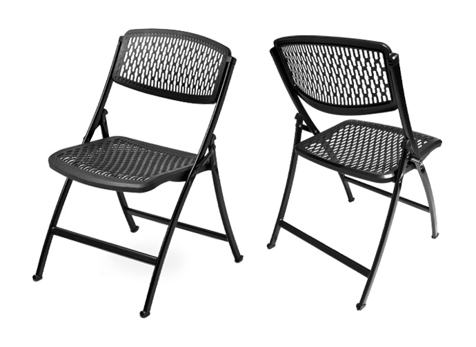  Front and back studio shot of the FlexOne chair
